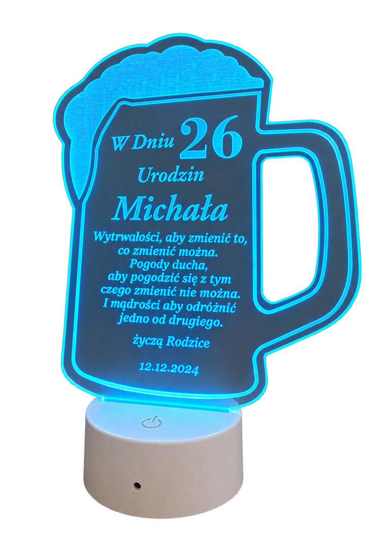 Statuetka podświetlana