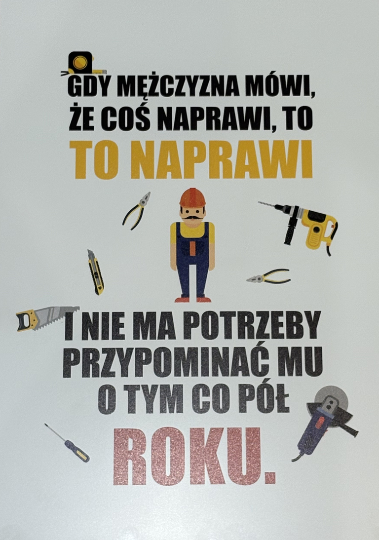 Tabliczka prawdziwy Men